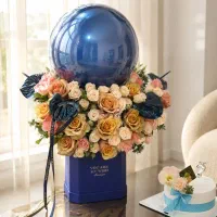 باکس گل و دسته گل هدیه گلفروشی گلژین