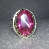 انگشتر توپاز نقره