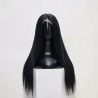 پوستیژ کلاهگیس مشکی نچرال قد ۷۰