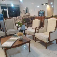 مبل ۷نفره ی فرانسوی بدون میز عسلی|مبلمان خانگی و میز عسلی|مشکین‌دشت, |دیوار