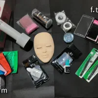 پک اقتصادی پک مژه و ابرو وسایل مژه لوازم مژه