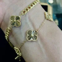 دستبند طلا طرح ونکلیف