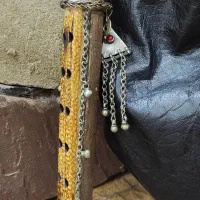 نی انبان قدیمی کلکسیونی عتیقه سالم زیبا|سازهای سنتی|نکا, |دیوار