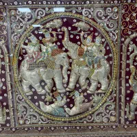 تابلو تایلندی/تابلو عتیقه|کلکسیون اشیاء عتیقه|تهران, خواجه نظام الملک|دیوار