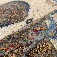 فروش فرش دستبافت تمام ابریشم ۷۰ رج نو