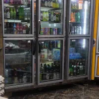 یخچال تمام استیل دو طرف شیشه