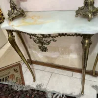 آیینه کنسول قدیمی برنز سنگین وزن|بوفه، ویترین، کنسول|تهران, شمسآباد|دیوار