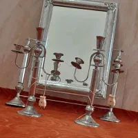 ایینه شمعدون چراغ دار