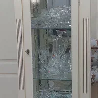 ویترین چوبی منبت