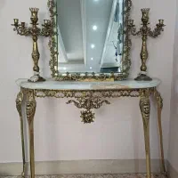 آینه شمعدان برنج