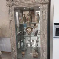 ویترین پتینه کاری چوب راش|بوفه، ویترین، کنسول|شاهینشهر, گزبرخوار|دیوار