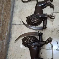 یک جفت شیر استاد جوهریان|کلکسیون اشیاء عتیقه|تهران, شادآباد|دیوار