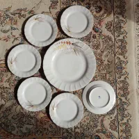 سرویس کیک خوری ۷ پارچه زرین