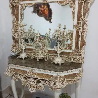 آینه کنسول شمعدانی