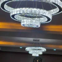 لوستر کهکشانی کریستالی|لوستر و چراغ آویز|تهران, شهرک ولیعصر جنوبی|دیوار