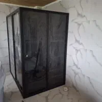 شیشه سکوریت بالکن ریلی  ودرب اتوماتیک