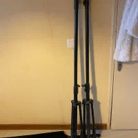 پرده کروماکی مخمل مشکی همراه با پایه و کیف پایه|دوربین عکاسی و فیلم‌برداری|تهران, اختیاریه|دیوار