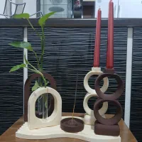 ست دکوری ۶ تیکه سنگ مصنوعی