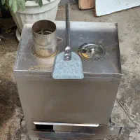 بخاری هیزمی، با کباب پز