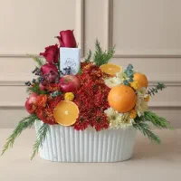 گل یلداو انواع باکس گل رز ،ترکیبی ،باکس گل 250