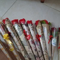 گل رز مصنوعی  ده عدد نونو