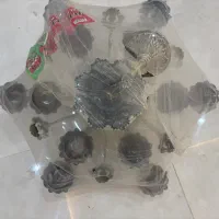 لوستر دوازده شاخه برنز|لوستر و چراغ آویز|اصفهان, رزمندگان|دیوار