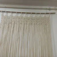 پرده مکرومه با نخ اعلا|صنایع دستی و سایر لوازم تزئینی|اهواز, بهارستان|دیوار