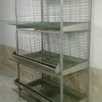 قفس مرغ تخمگذار سه  طبقه پراور