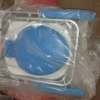 توالت فرنگی  فلزی پلاستیکی دورنگ