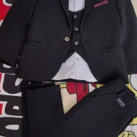 کت شلوار مشکی پسرانه