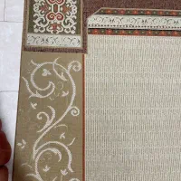 دو تخته فرش با طراحی زیبا و‌شیک|فرش|قزوین, |دیوار