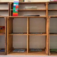 شلف -کتابخونه-دکور-کابینت