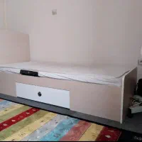سرویس تخت سفید نوجوان با پاتختی|تخت و سرویس خواب|تهران, هوانیروز|دیوار