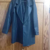 کت چرم بلند و نو اصلا استفاده نشده است