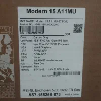 لپتاپ MSI مدل modern 15A11MU|رایانه همراه|هشتگرد, مدرس|دیوار