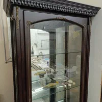 بوفه ویترین چوبی