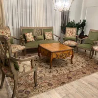 سرویس مبل ۹ نفره در حد نو|مبلمان خانگی و میز عسلی|تهران, دروس|دیوار