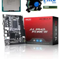مادربرد باندلH61M-EL+CPU i5 3570+8GB RAM