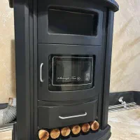 بخاری طرح شومینه|بخاری، هیتر، شومینه|رشت, کوی فکوری|دیوار