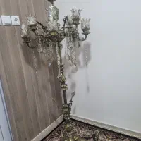 ست لوستر سقفی و کنار سالنی برنز اصل و سنگین