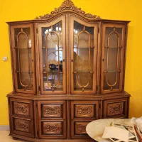 ویترین مبلمان چوبی لوستر و...
