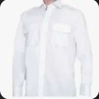 پیراهن سفید کارکرده شرکتی