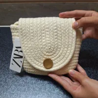 کیف قیطوتی نیم دایره، دخترانه / زنانه، رنگ کرمی|کیف، کفش، کمربند|برخوار, |دیوار