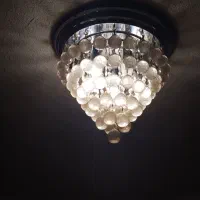 لوستر پنج شعله|لوستر و چراغ آویز|گرگان, |دیوار