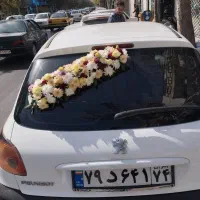 ماشین عروس و دسته عروس|گل مصنوعی|مشهد, رده|دیوار