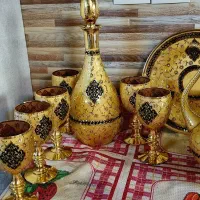 ظروف دکوری طلاکوب اصل ترک|صنایع دستی و سایر لوازم تزئینی|اصفهان, ارغوانیه|دیوار