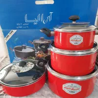 سرویس ۸ پارچه تفلون کاملا نو و اکبند