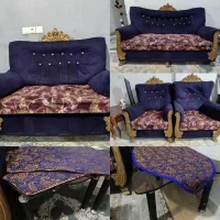 مبل هفت نفره به همراه جلو مبلی