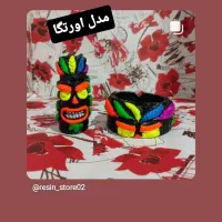 تعمده تک ست جافندکی زیرسیگاری رزین پلی استر نشکن