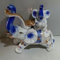 مجسمه چینی ( فیل )|مجسمه، تندیس، ماکت|تهران, کیانشهر|دیوار